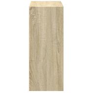 2-етажна библиотека, дъб сонома, 40x30x76,5 см, инженерно дърво