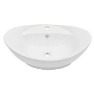 Комплект мебели за баня от две части, керамика, черен