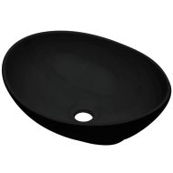 Комплект мебели за баня от две части, керамика, бял