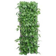 Решетка от изкуствен бръшлян разширяема зелена 180x65 см