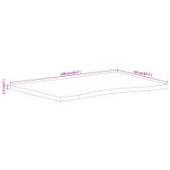 Плот за бюро с извивка 100x50x2,5 см грубо мангово дърво масив