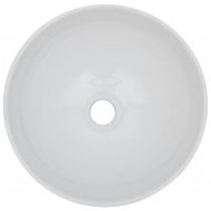 Комплект мебели за баня от две части, керамика, сив