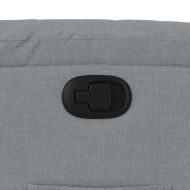 Реклайнер стол, светлосив, текстил