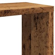 Стенни кубични рафтове, 4 бр, старо дърво, 30x15x30 см