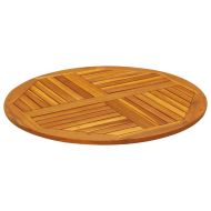Плот за маса, Ø90x2,2 см, кръгъл, акациево дърво масив