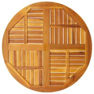 Плот за маса, Ø90x2,2 см, кръгъл, акациево дърво масив