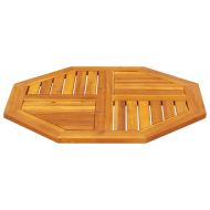 Плот за маса 70x70x2 см осмоъгълен масивна дървесина акация