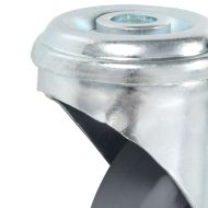 8 бр въртящи се колела с отвори за болт, 75 мм