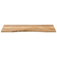 Плот за бюро с извивка 120x50x2,5 см грубо мангово дърво масив