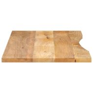 Плот за бюро с извивка 120x50x2,5 см грубо мангово дърво масив