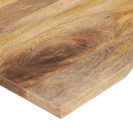 Плот за бюро с извивка 120x50x2,5 см грубо мангово дърво масив