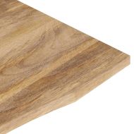 Плот за бюро с извивка 120x50x2,5 см грубо мангово дърво масив
