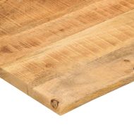Плот за бюро с извивка 80x50x2,5 см грубо мангово дърво масив