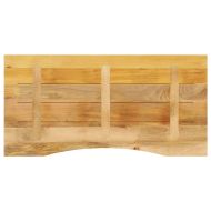 Плот за бюро с извивка 110x50x2,5 см грубо мангово дърво масив