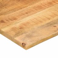 Плот за бюро с извивка 110x50x2,5 см грубо мангово дърво масив
