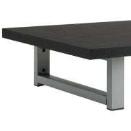 Обзавеждане за баня, черно, 60x40x16,3 см