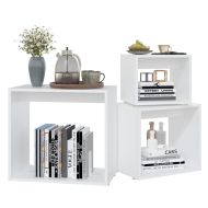 Стифиращи маси, 3 бр, бели, ПДЧ