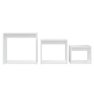 Стифиращи маси, 3 бр, бели, ПДЧ