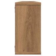 Стенни кубични рафтове, 2 бр, дъб артизан, 100x15x30 см