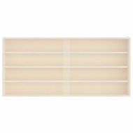Дървена колекционерска витрина с врати 80x8,5x37 см