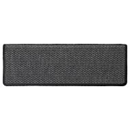 Самозалепващи стелки за стълби сизал 15 бр 65x21x4 см антрацит