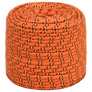 Въже за лодка оранжево 10 мм 25 м полипропилен