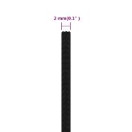 Работно въже черно 2 мм 250 м полиестер