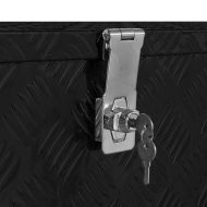 Алуминиева кутия, 80x30x35 см, черна