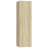 Комплект ТВ шкафове от 4 части, сонома дъб, инженерно дърво