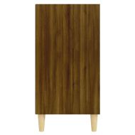 Бюфет кафяв дъб 57x35x70 см инженерно дърво