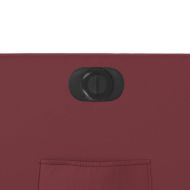 Електрически изправящ реклайнер стол, виненочервен, еко кожа