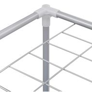 Кош за сортиране на пране с 2 секции и горен рафт за сушене