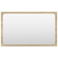 Комплект шкафове за баня от 3 части дъб сонома инженерно дърво