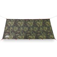 Брезент за къмпинг, камуфлаж, 366x306 см, водоустойчив
