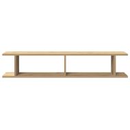 Стенни рафтове 2 бр дъб артизан 105x18x20 см инженерно дърво