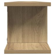 Стенни рафтове 2 бр дъб артизан 105x18x20 см инженерно дърво