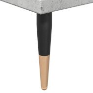 Шкаф за баня, бетонно сив, 58x33x60 см, инженерно дърво