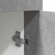 Шкаф с чекмеджета "Lyon", цвят бетонно сив, 40x46x81,5 см, инженерно дърво