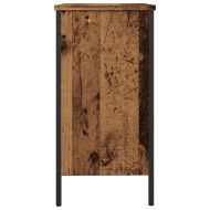 Шкаф за мивка, старо дърво, 80x30x60 см, инженерно дърво