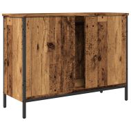Шкаф за мивка, старо дърво, 80x30x60 см, инженерно дърво