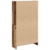 Висок шкаф, старо дърво, 82,5x30,5x150 см, инженерно дърво