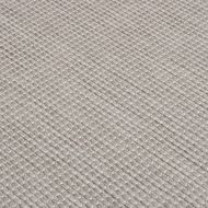 Градински плоскотъкан килим, 100x200 см, светлосив