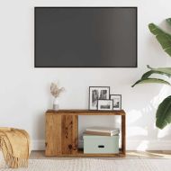 ТВ шкаф, старо дърво, 60x24x32 см, инженерно дърво