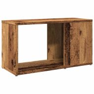 ТВ шкаф, старо дърво, 60x24x32 см, инженерно дърво