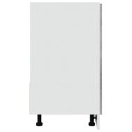 Шкаф за мивка "Lyon", сив, бетонен, 80x46x81,5 см, инженерно дърво