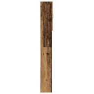 Шкаф за пералня, старо дърво, 64x25,5x190 см