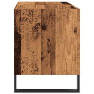 Шкаф за грамофонни плочи, 84,5x38x48 см, инженерно дърво
