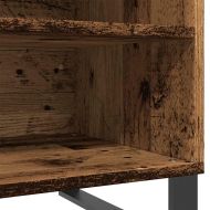 Шкаф за грамофонни плочи, 84,5x38x48 см, инженерно дърво