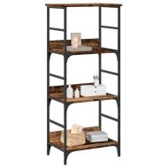 Библиотека, старо дърво, 50x33x117,5 см, инженерно дърво