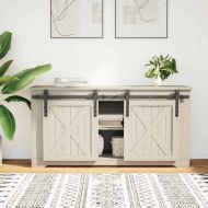 Комплект плъзгащи се врати за шкафове 122 см въглеродна стомана